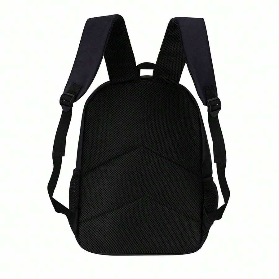 Interior Design Minimalist - Lightweight Black Unisex Backpack With Adjustable