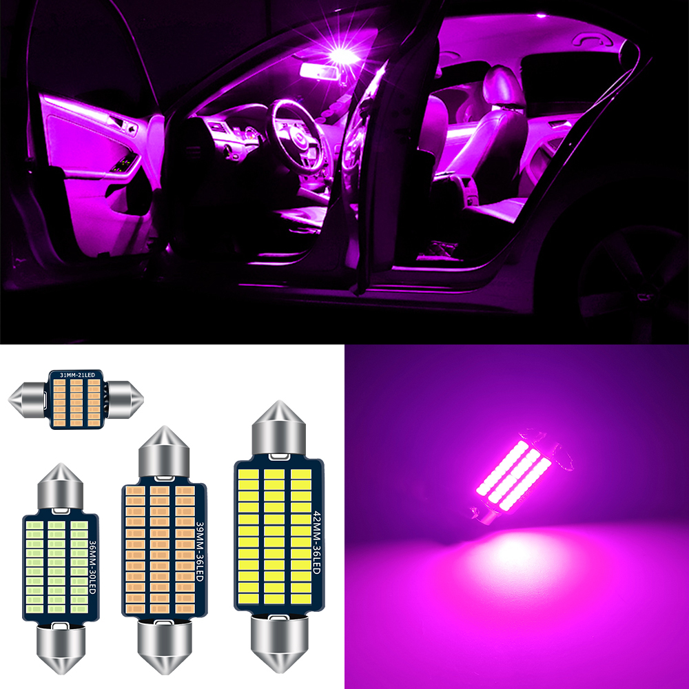 Interior Design Icon - 1PC Car Interior Light Purple LED