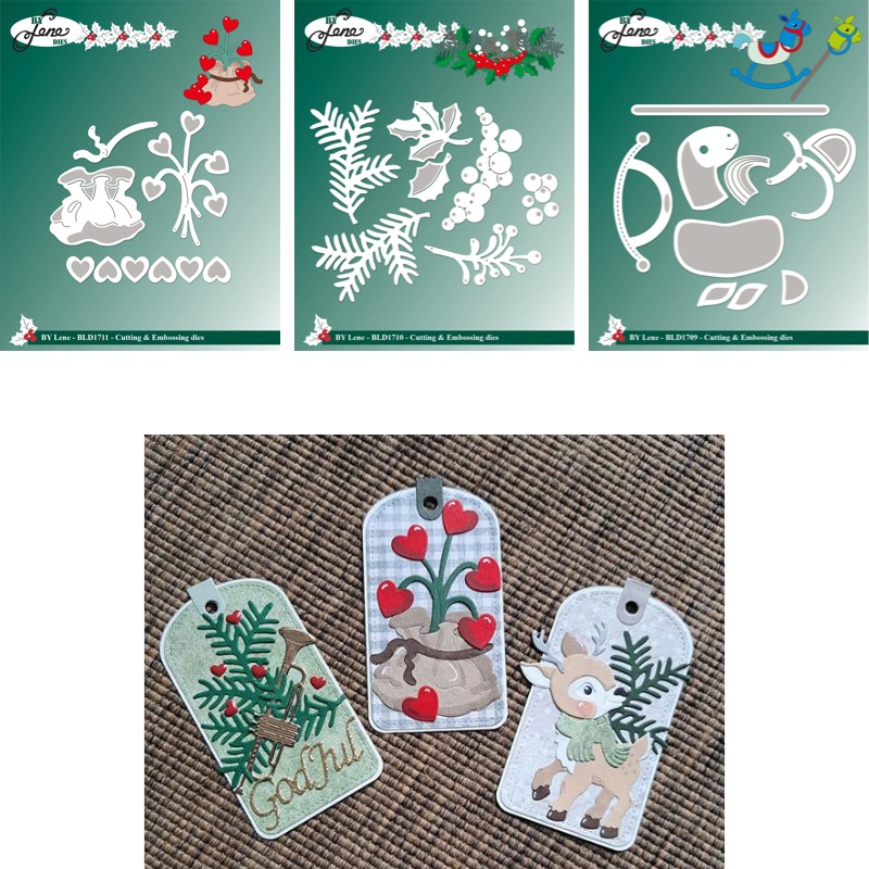 Interior Design Paper - Two Little Deer with Scarves Are