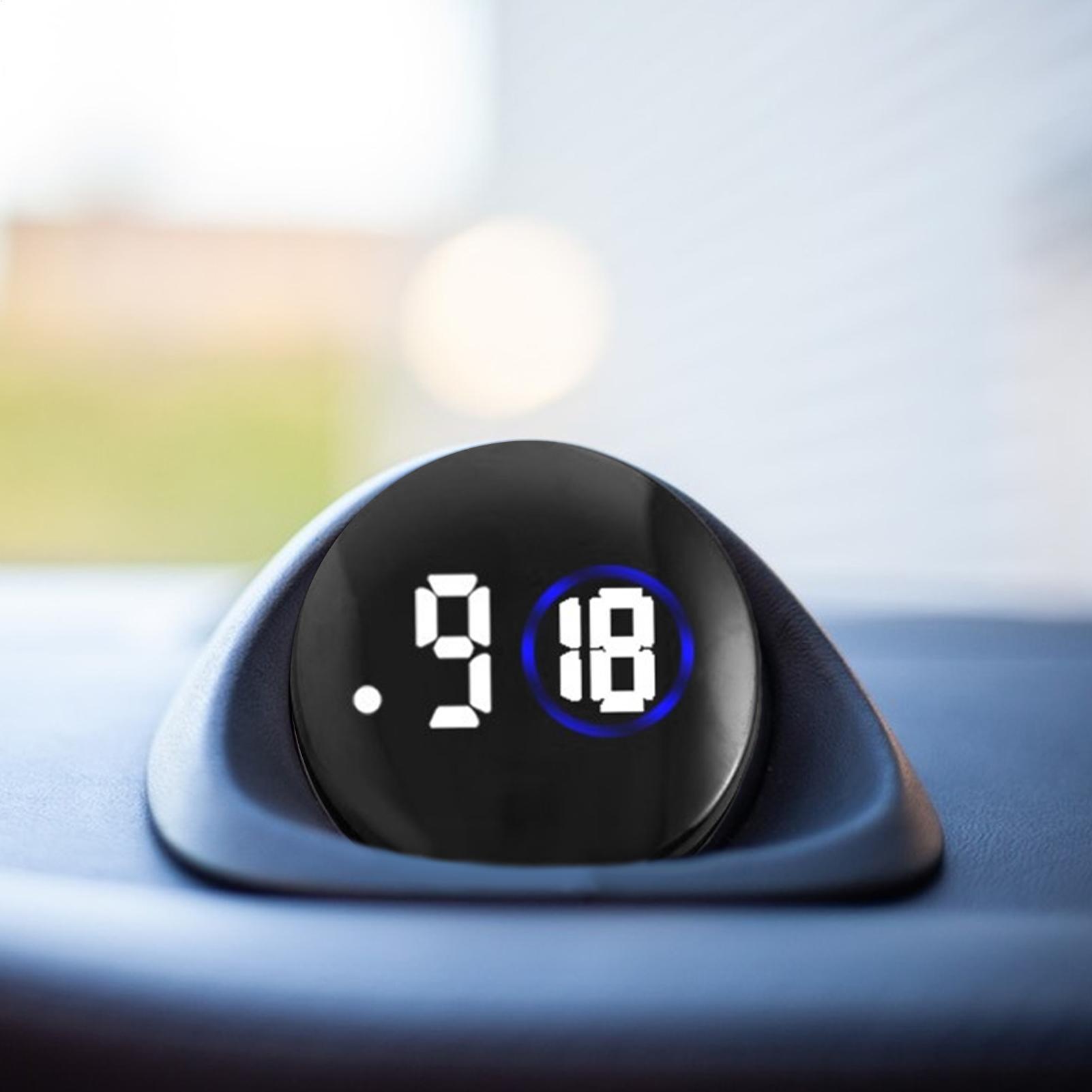 Interior Design Co - Waterproof Small Digital LED Dash Clock