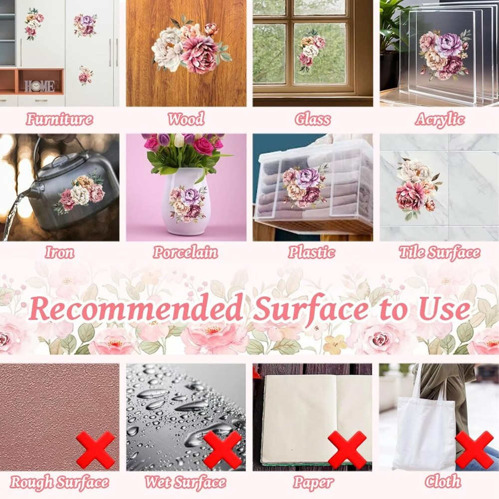 Rub on Transfer Decal Sticker  - Interior Design Paper review and price
