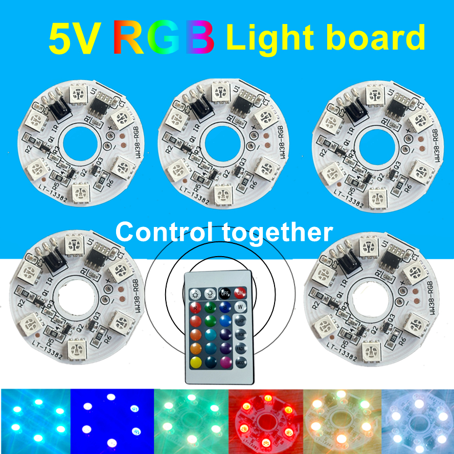 1Set 5V RGB LED Lights Plate L - Interior Design Icon review and price