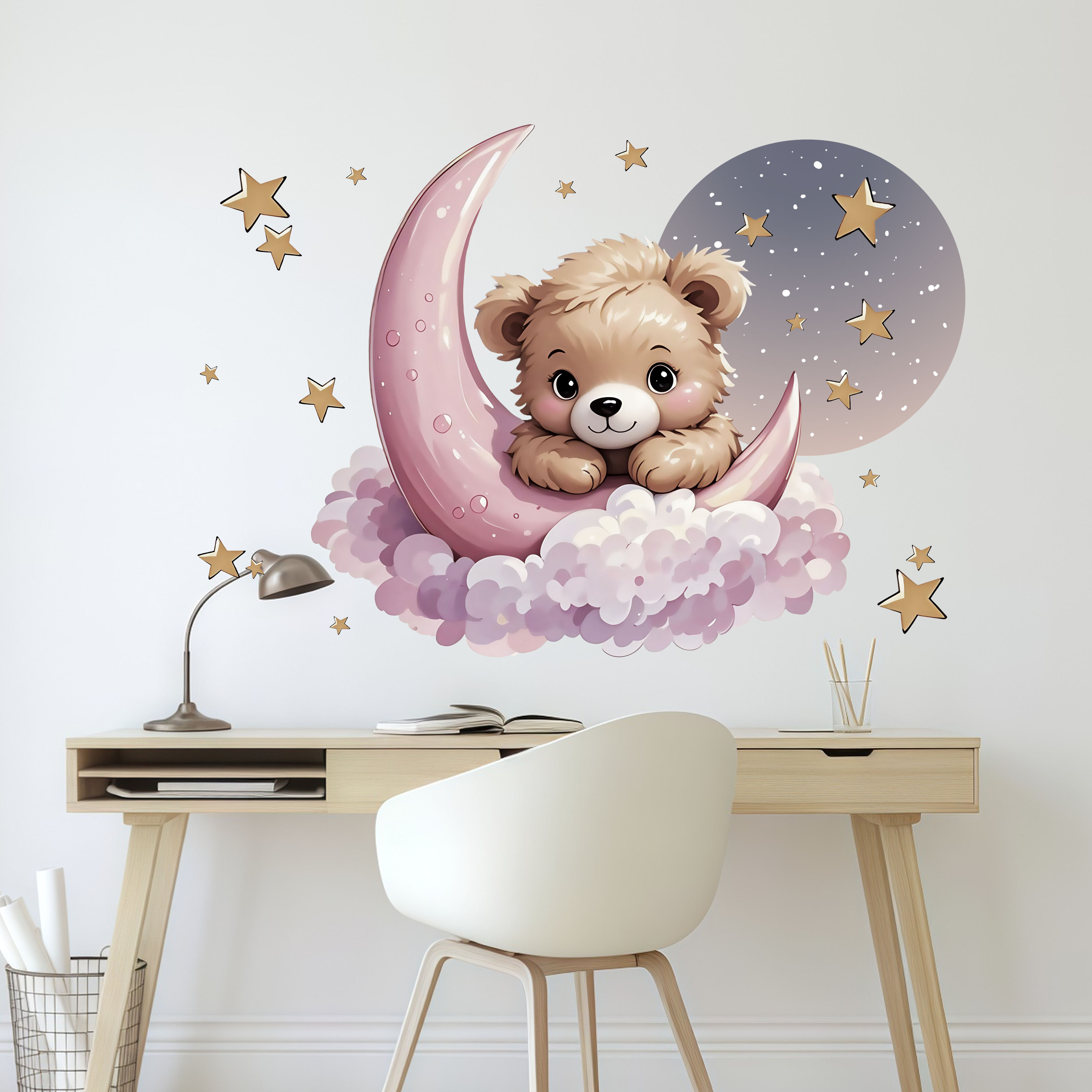 New Arrival Bear Star Moon Nig - Interior Design Paper review and price