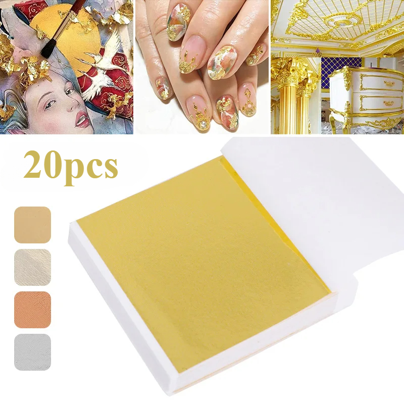 20 Pcs Gold Leaf Sheets: Versa - Interior Design Paper review and price