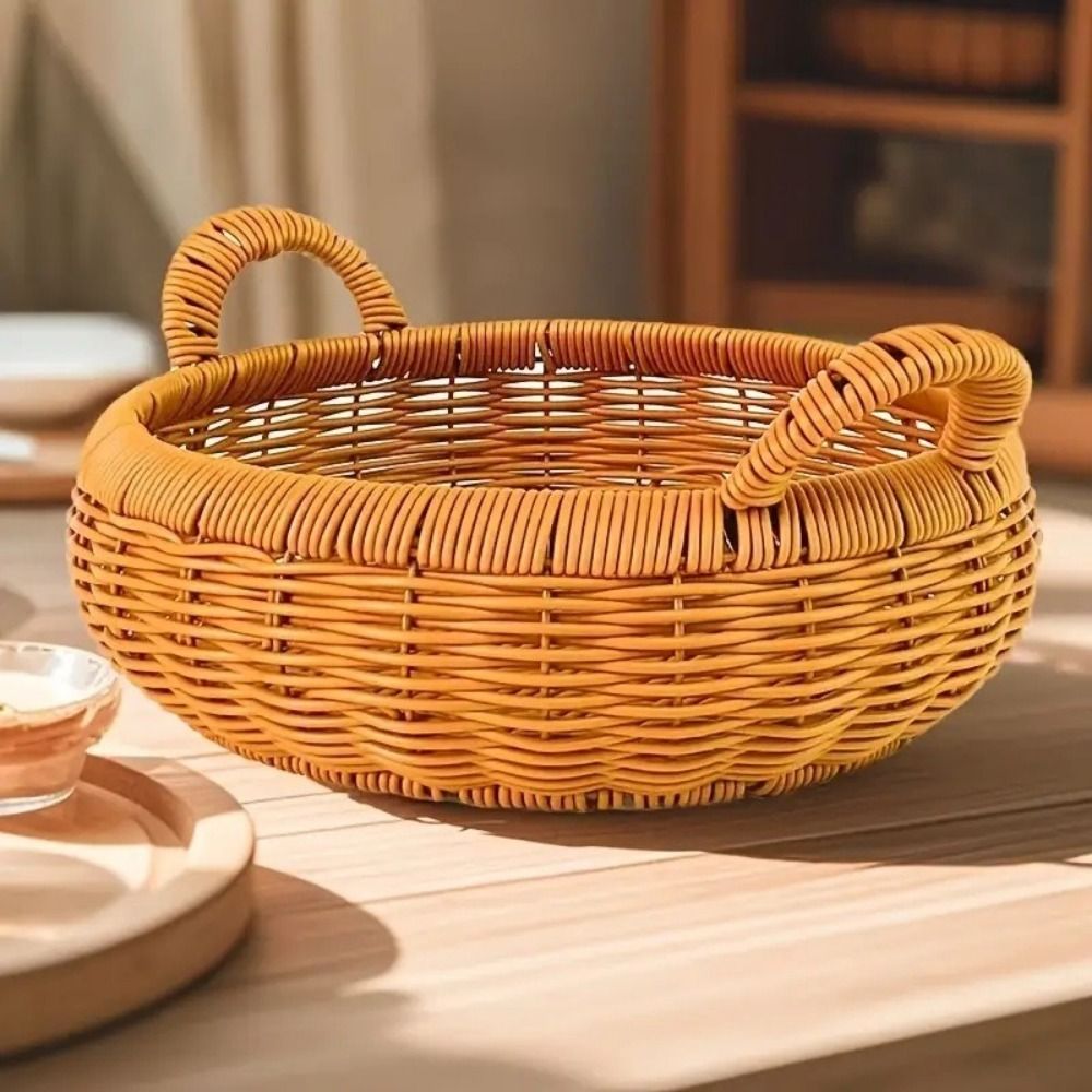 Large Capacity Imitation Ratta - Rattan Tray Handle review and price