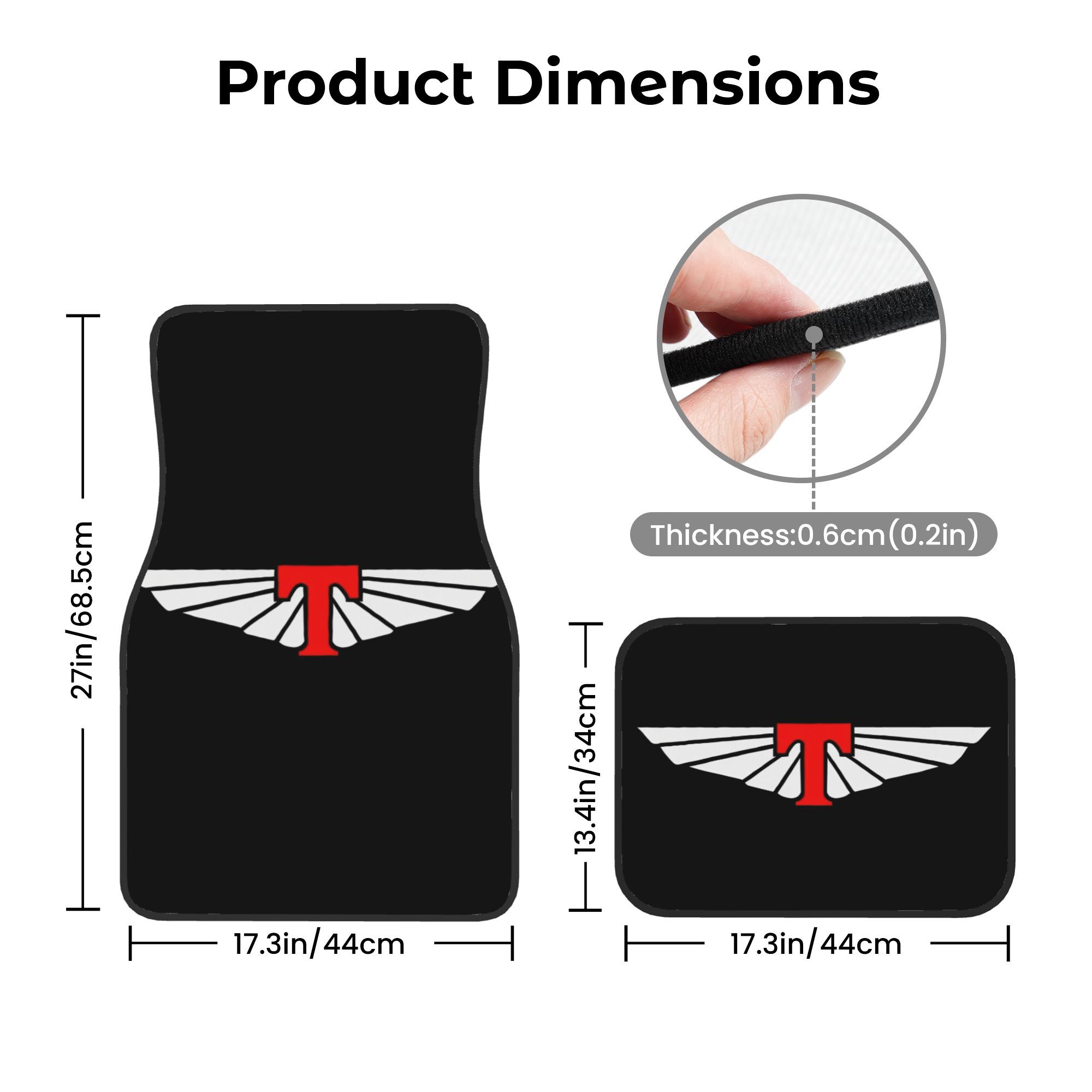 4pcs Tickford Logo Car Floor M - Interior Design Co review and price