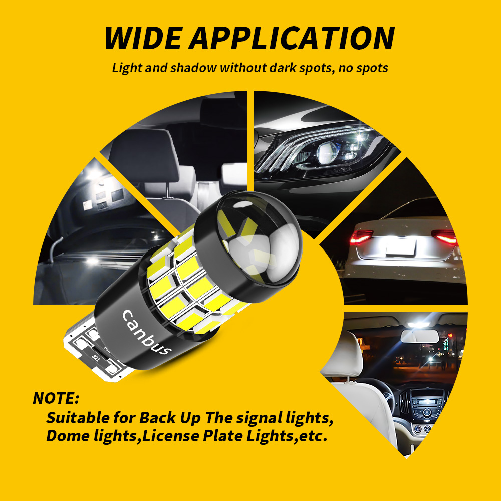 DXZ 2PCS W5W T10 LED Bulbs Len - Interior Design Icon review and price
