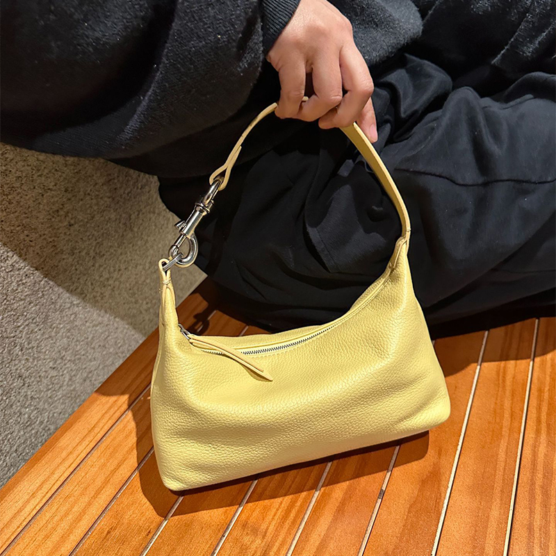Soft Leather Hobo Bag Mini Cre - Interior Design Minimalist review and price