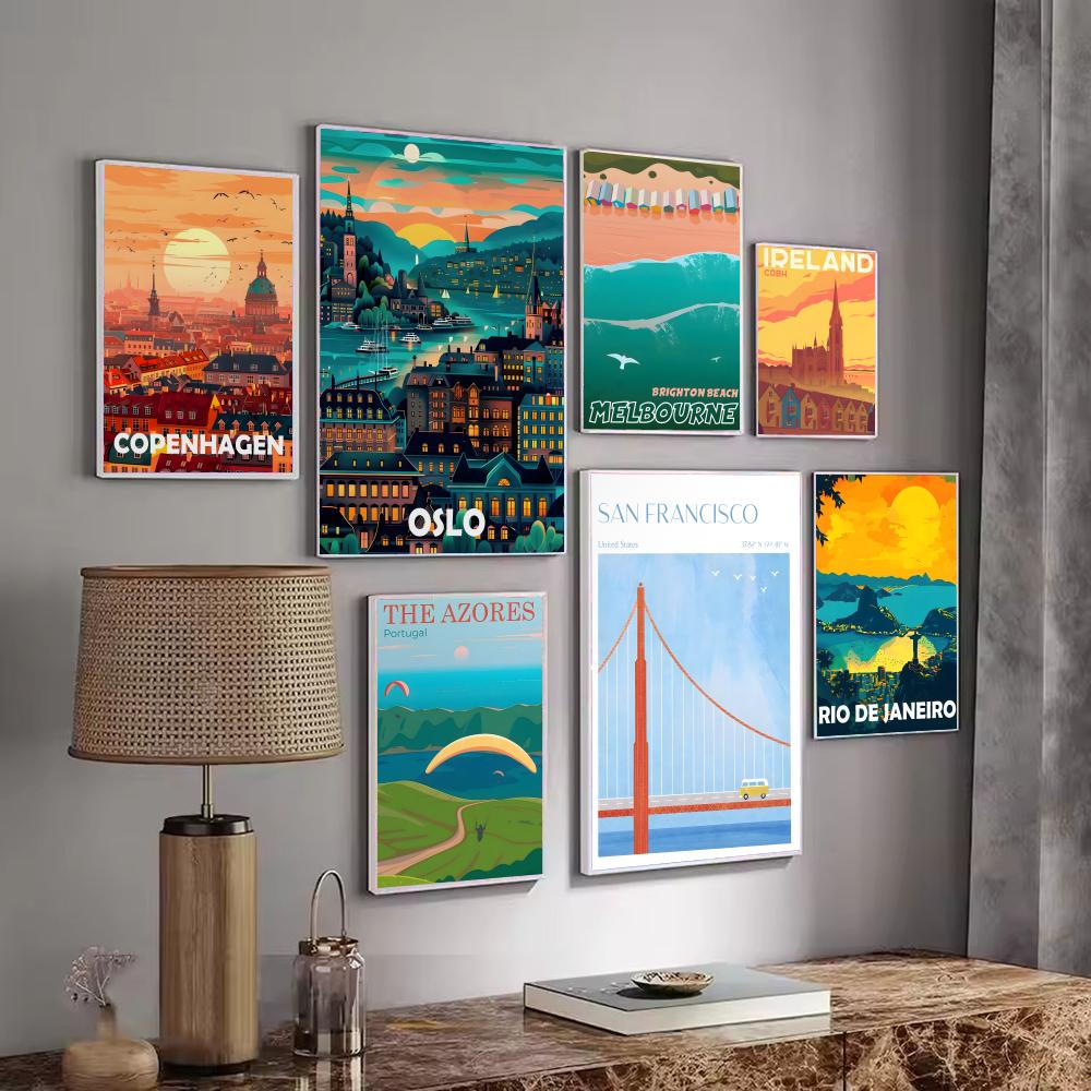 Classic City Landscape Poster  - Interior Design Minimalist review and price