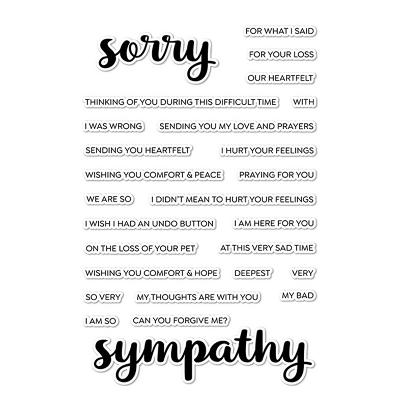 New 2022 Sympathy Words Clear  - Interior Design Paper review and price