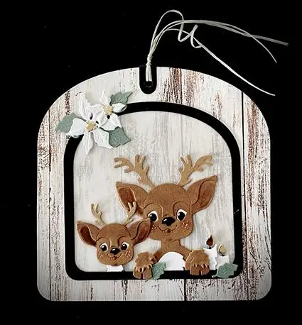 Two Little Deer with Scarves A - Interior Design Paper review and price