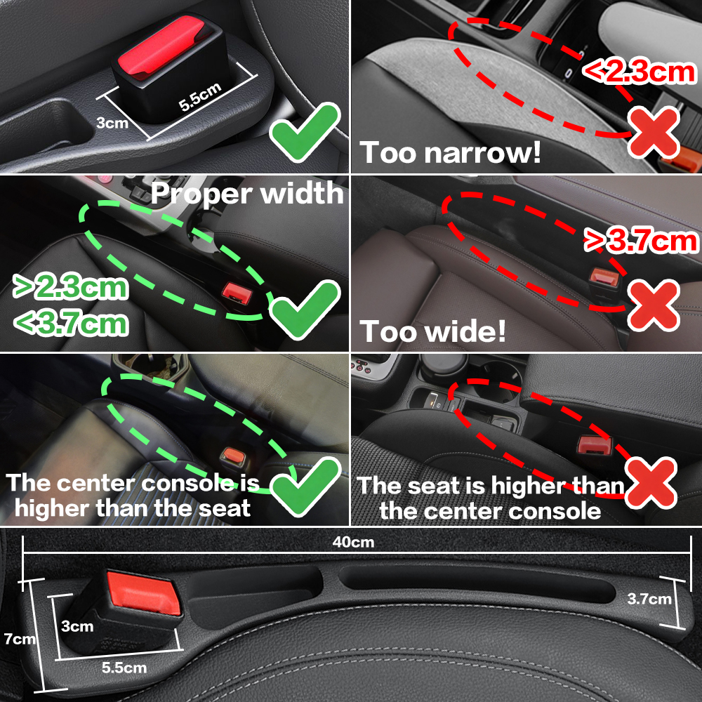 2X Car Seat Gap Filler Between - Interior Design App review and price