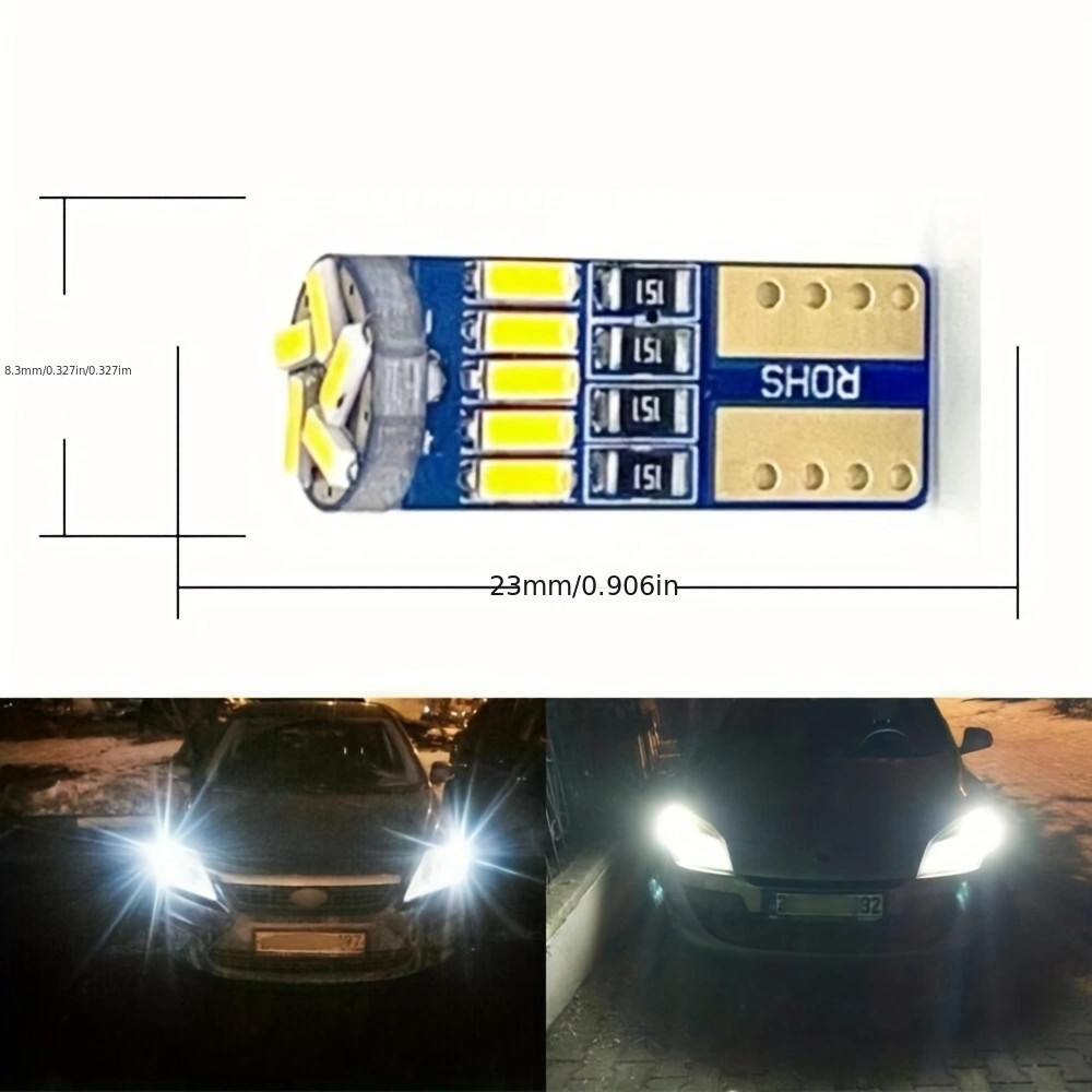 10pcs Car Led Light T10 4014 1 - Interior Design Icon review and price