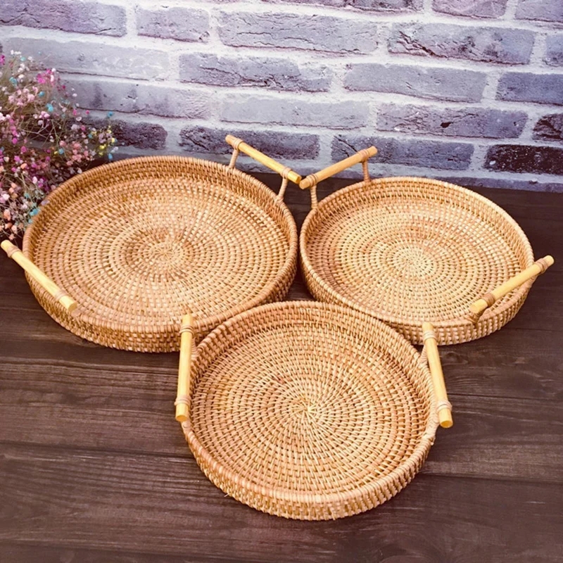 Rattan Strap Handle Storage Ba - Rattan Tray Handle review and price