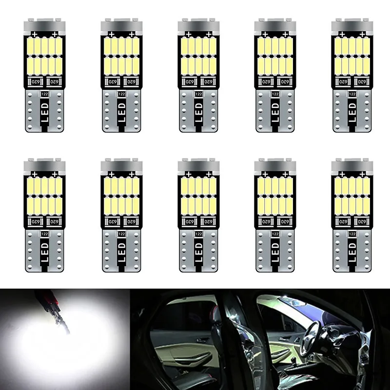 10pcs T10 W5W 194 501 Led Canb - Interior Design Icon review and price