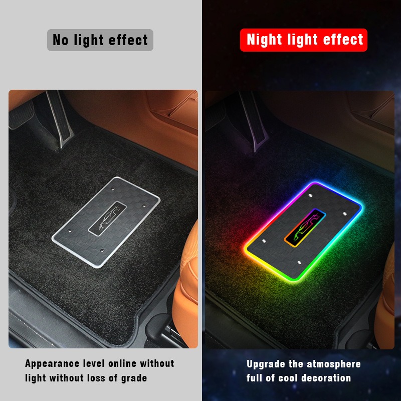 Universal Car LED Floor Mat Am - Interior Design Icon review and price