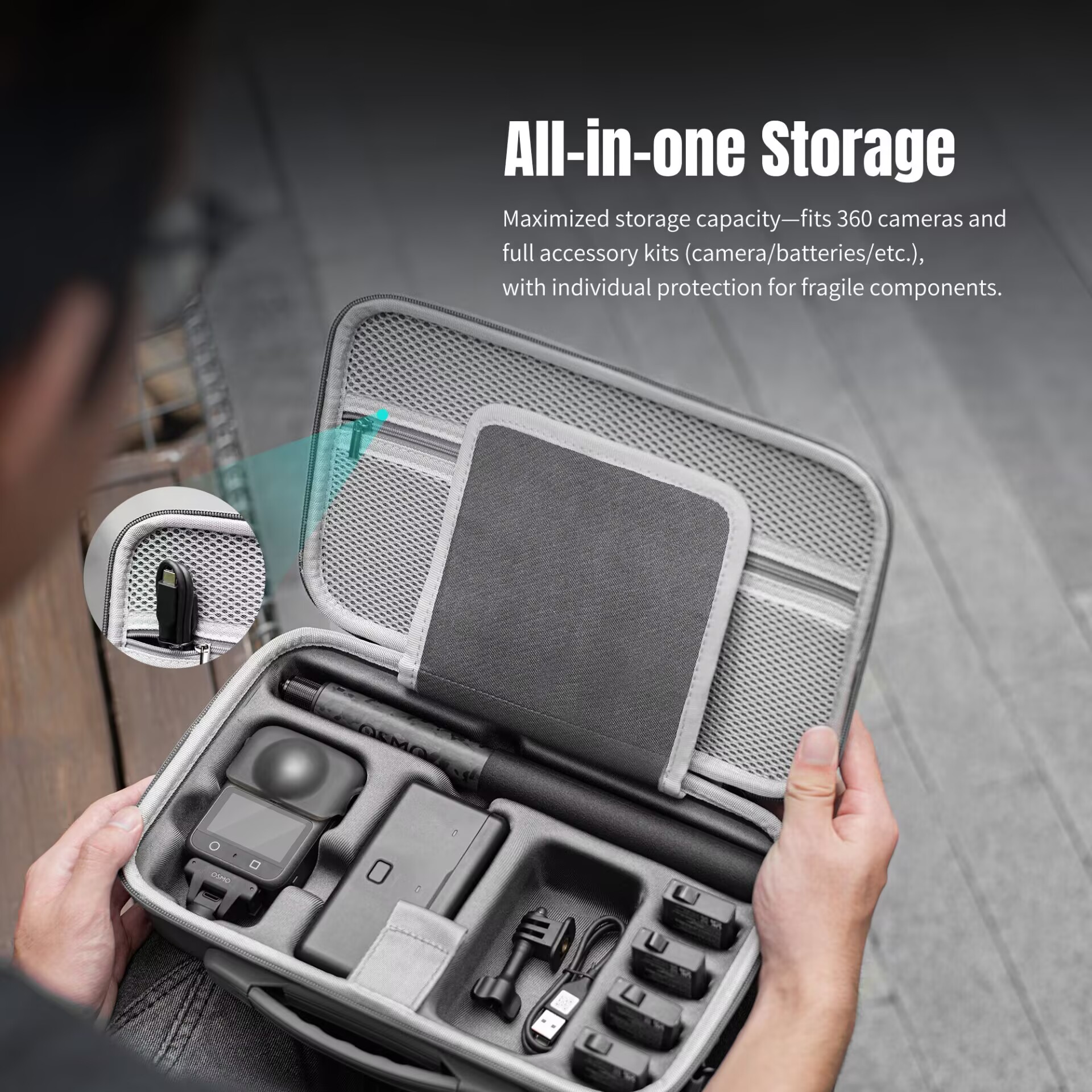 STARTRC Storage Bag for DJI OS - Interior Design Mockup review and price