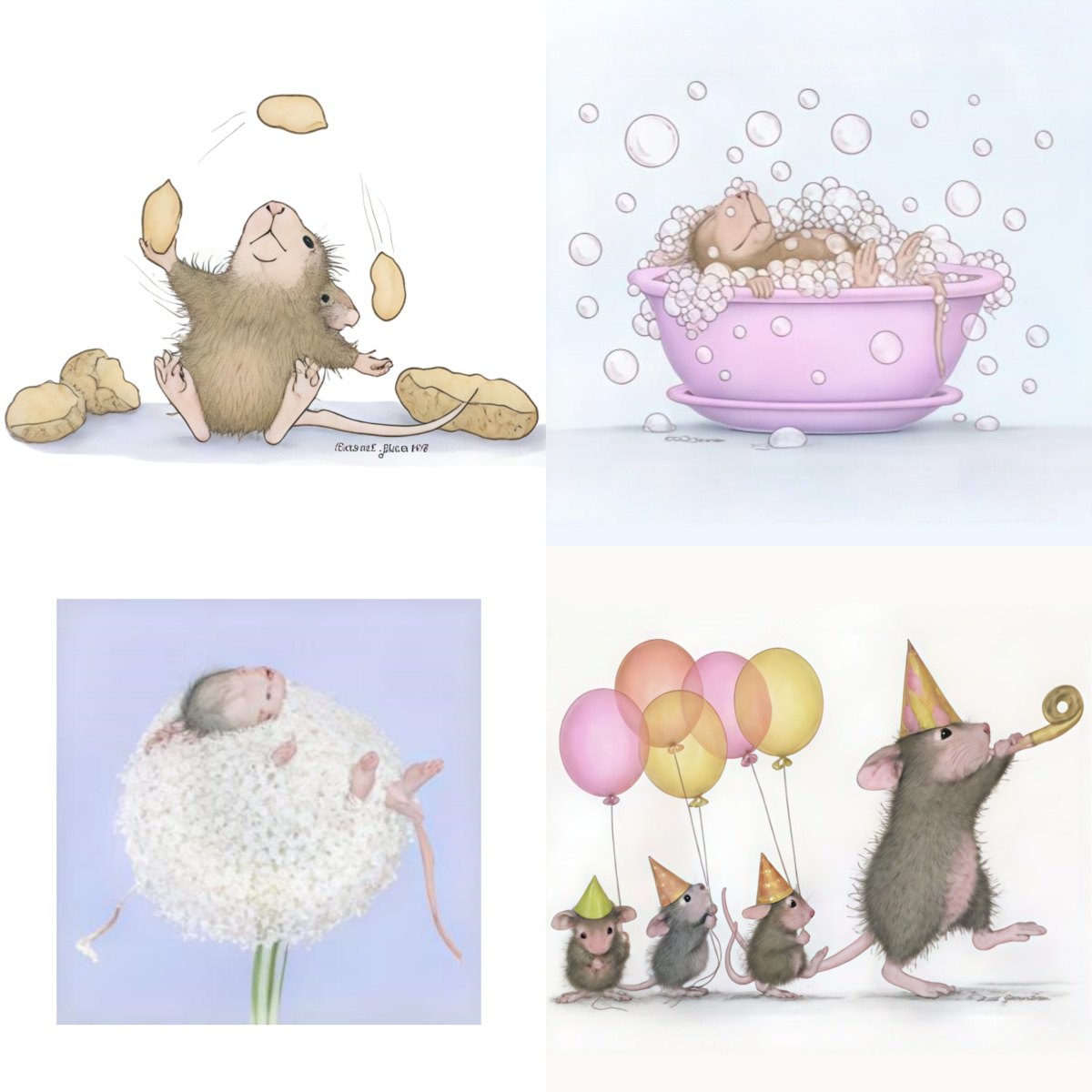 Mouse Party Parade Clear Stamp - Interior Design Paper review and price