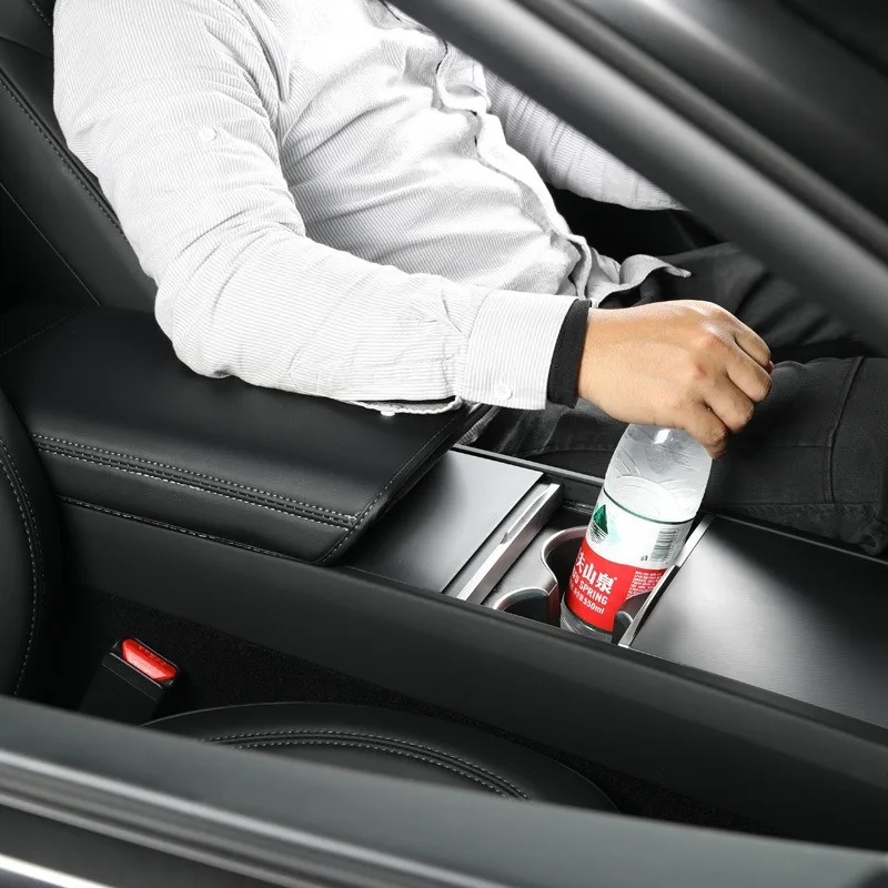 Leather Armrest Cover For Tesl - Interior Design Mockup review and price